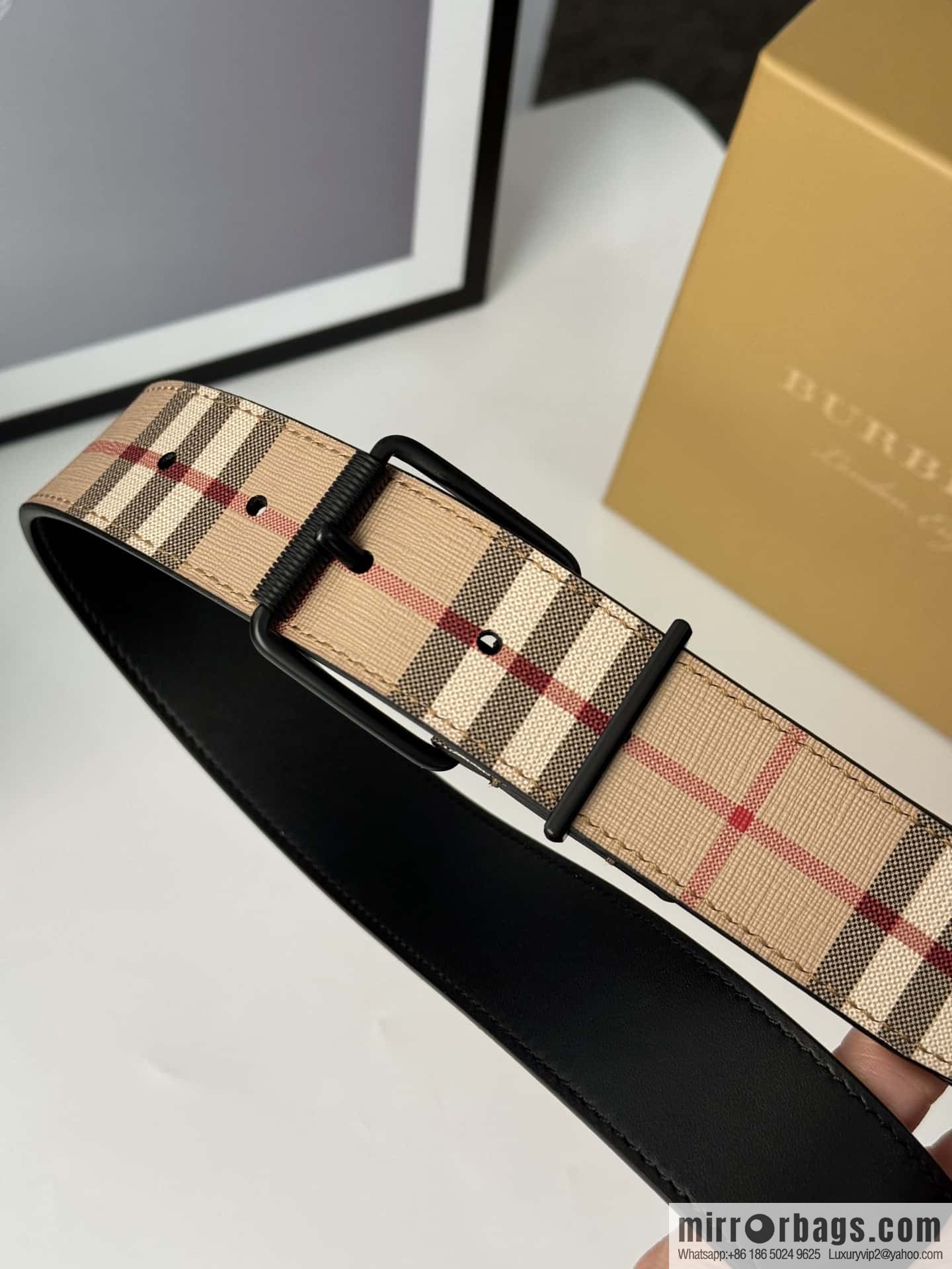 Burberry, British design belt 3.5CM