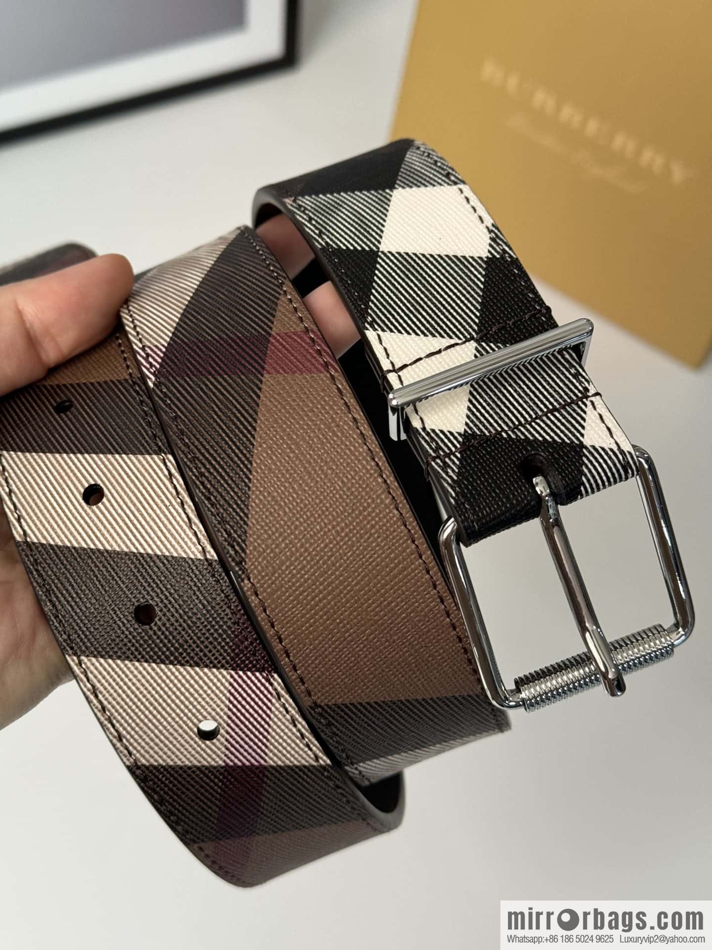 Burberry, British design belt 3.5CM