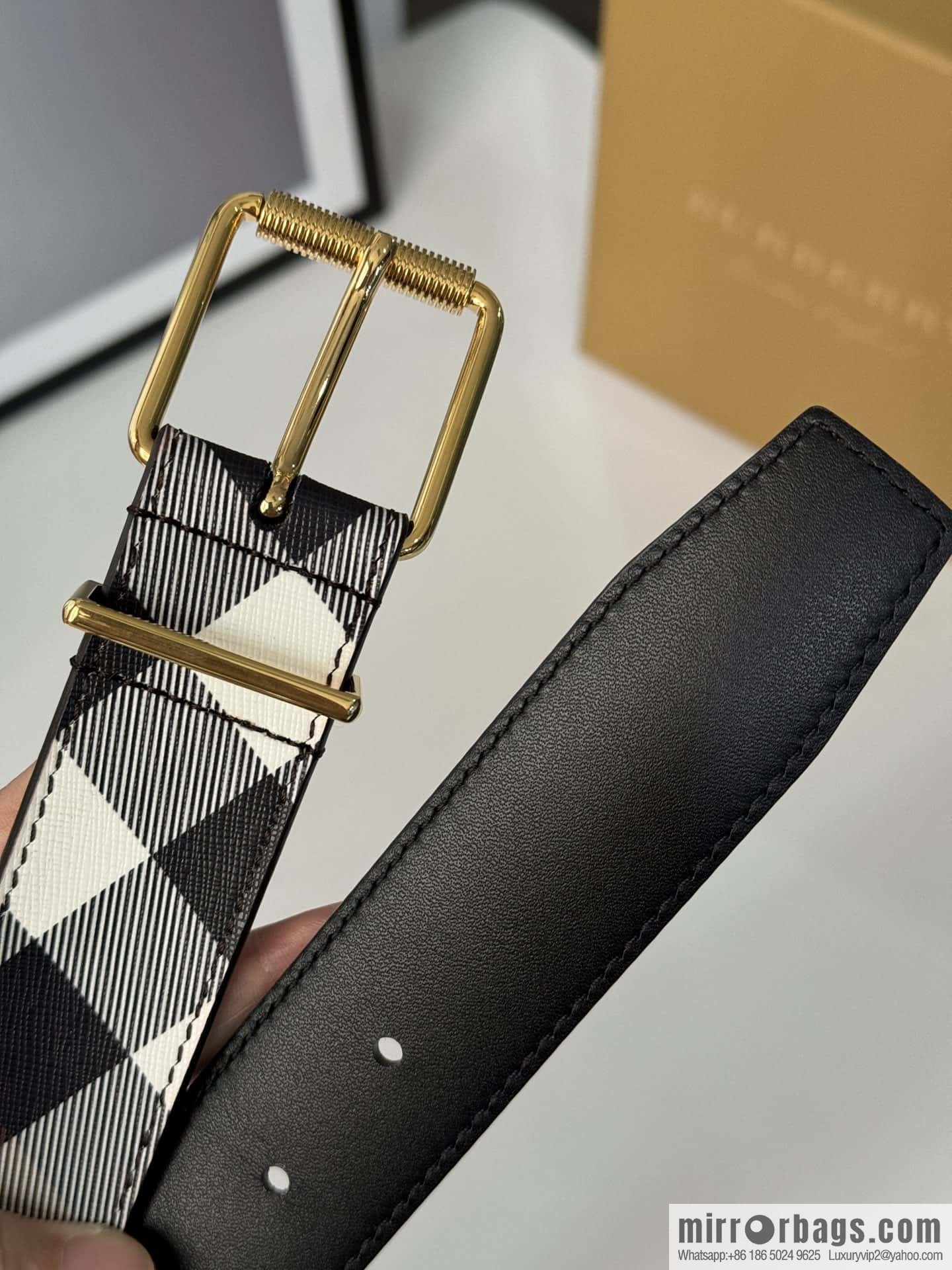 Burberry, British design belt 3.5CM