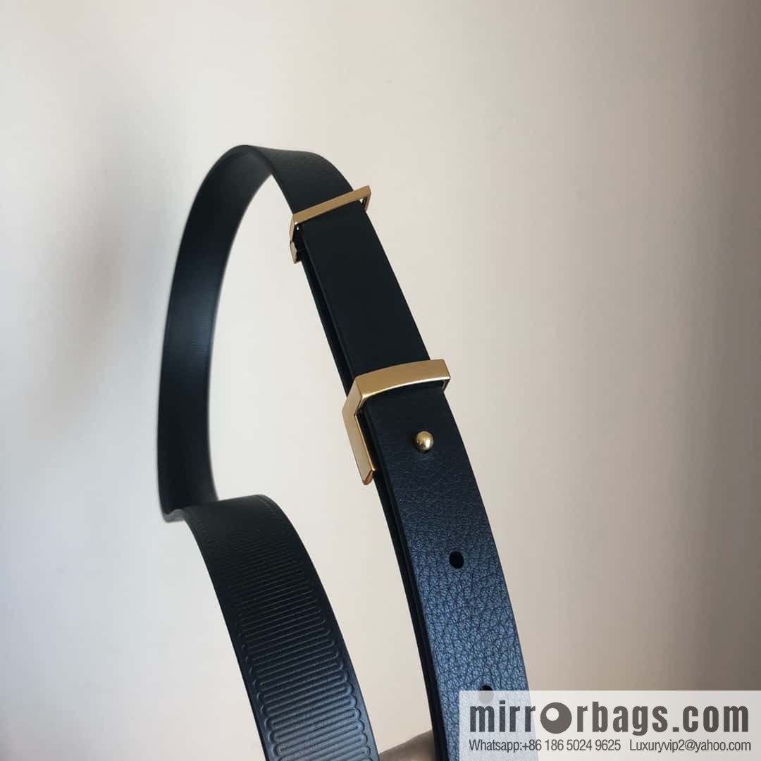 LV women's embossed calfskin belt 2.0CM