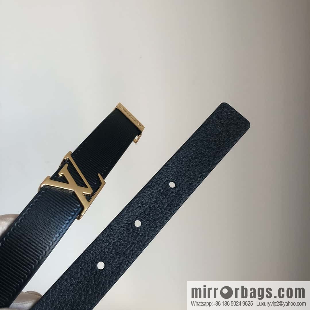 LV women's embossed calfskin belt 2.0CM