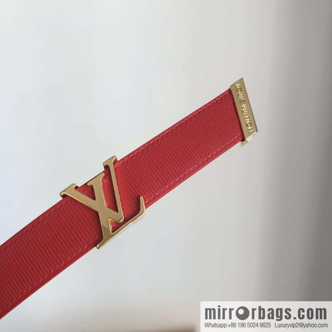 LV women's embossed calfskin belt 2.0CM