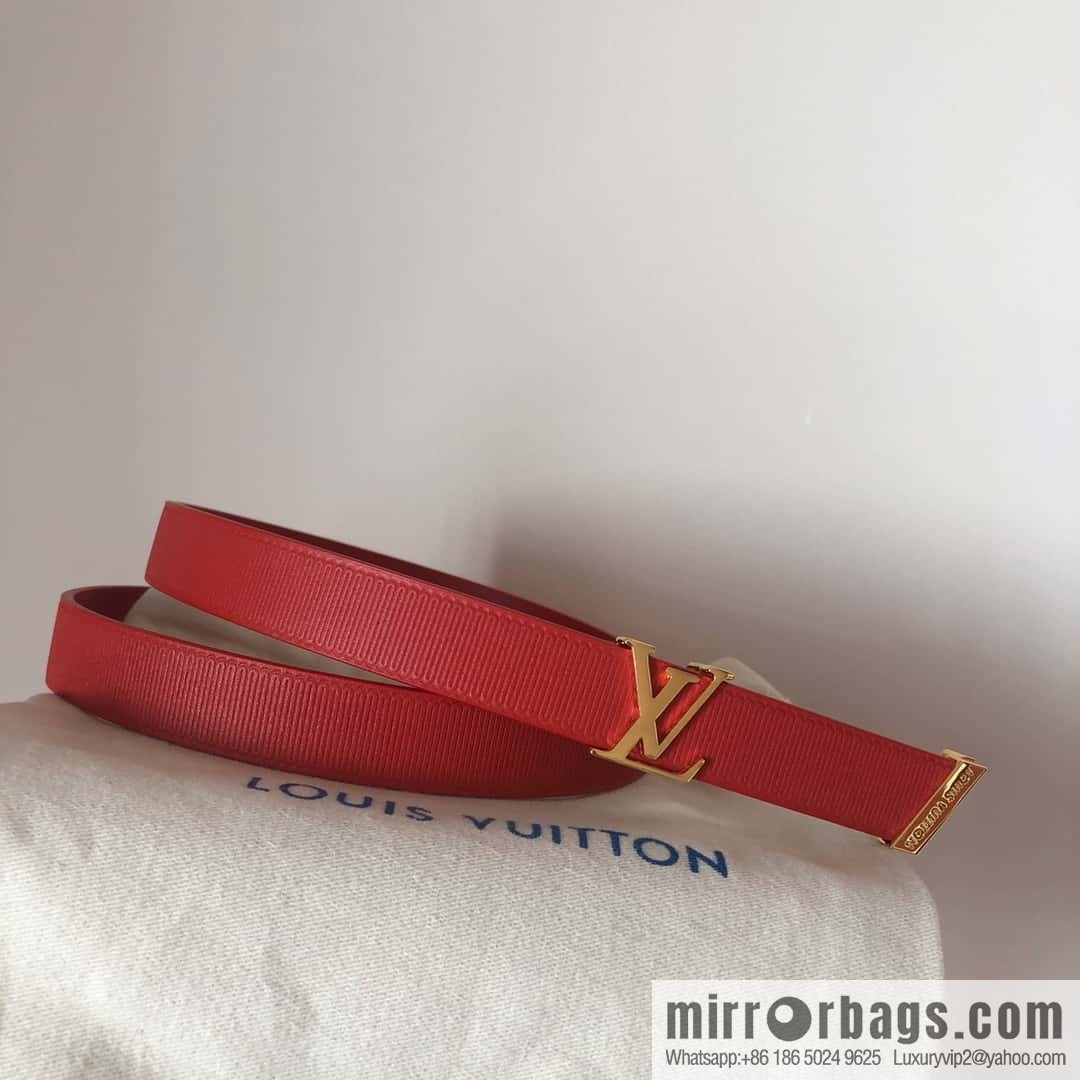 LV women's embossed calfskin belt 2.0CM