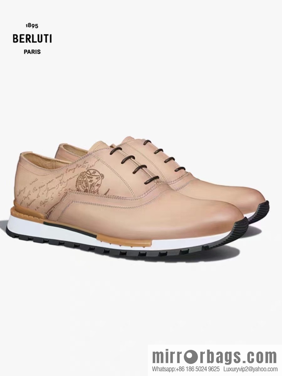 Berlut Bruti, Upgraded Third Generation Private Model Outsole Fast Track Leather Sneakers