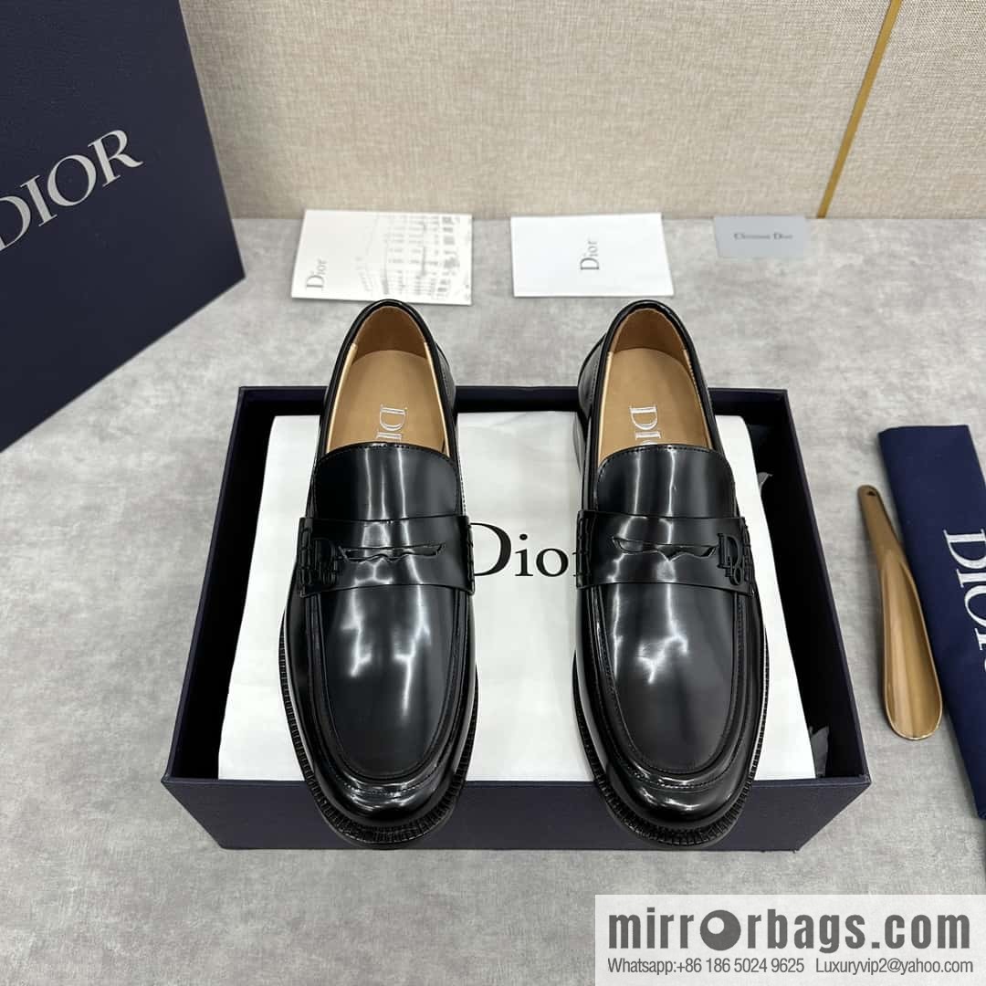 ππ CD Home New Products, Dio Granville Loafers Leather Shoes
