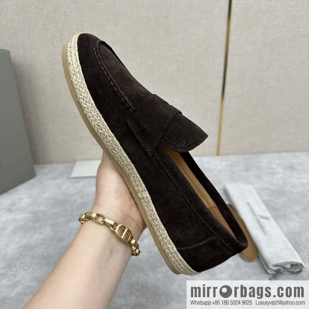 ππBC's new products are on the shelves Brunello Cucinell * straw casual loafers