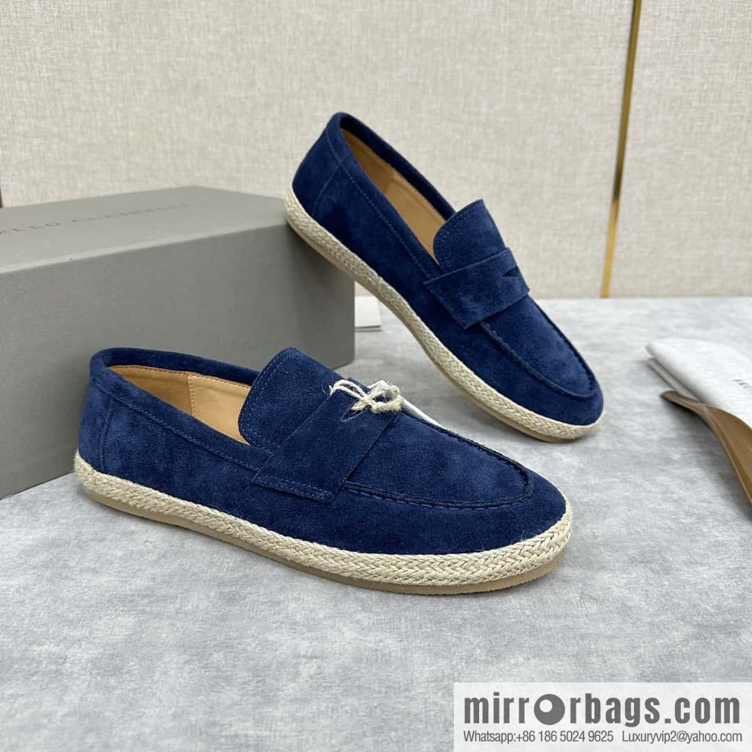 ππBC's new products are on the shelves Brunello Cucinell * straw casual loafers