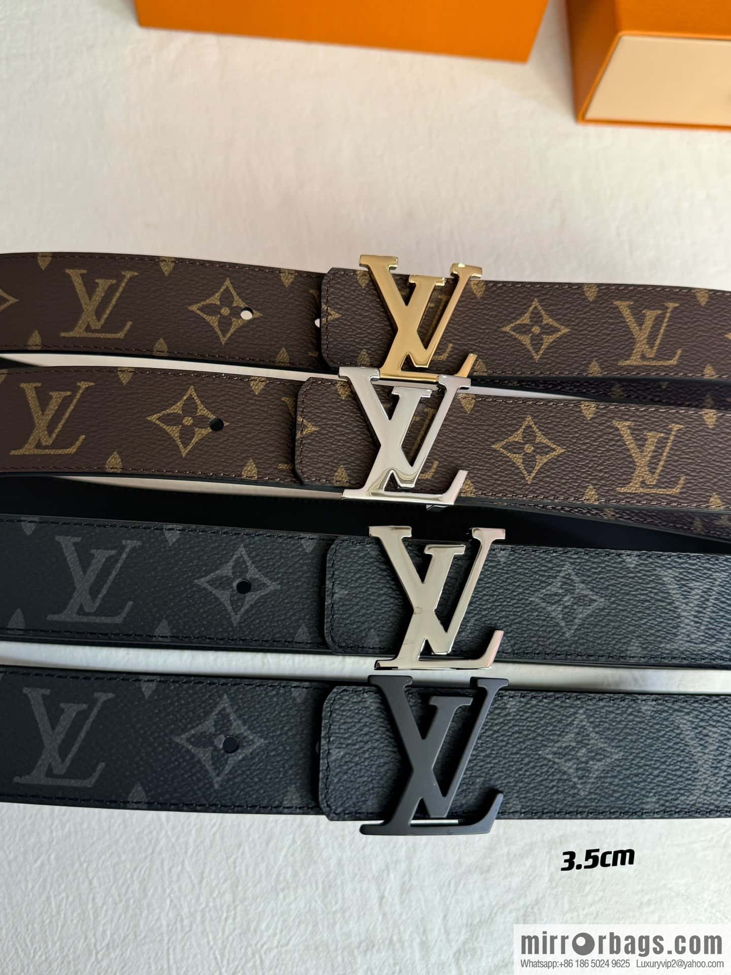 Lv micro-standard double-sided belt 3.5cm