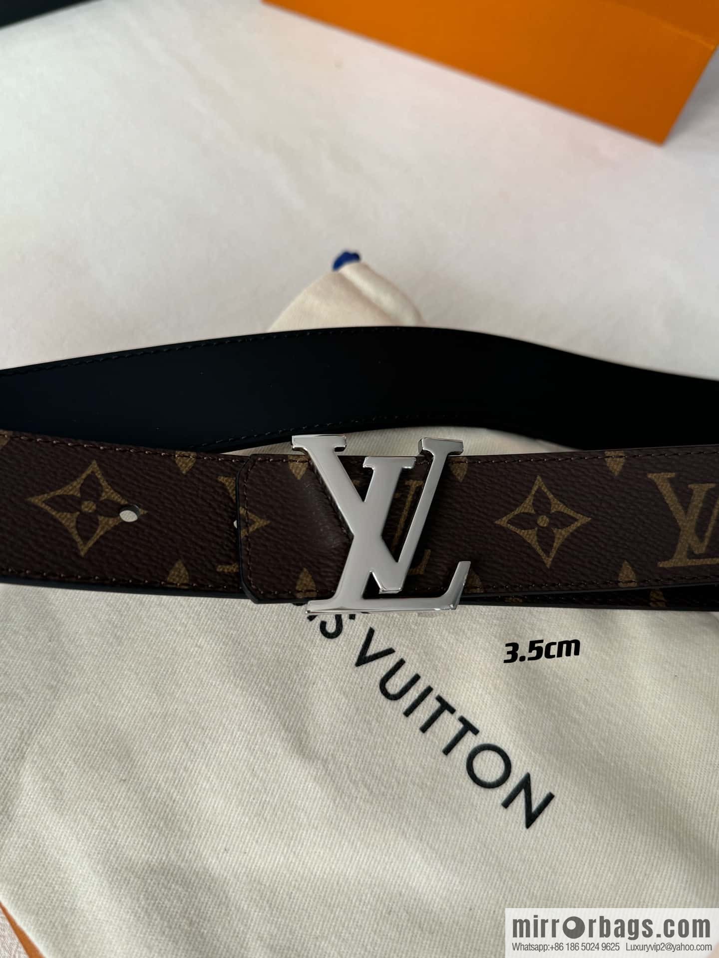 Lv micro-standard double-sided belt 3.5cm