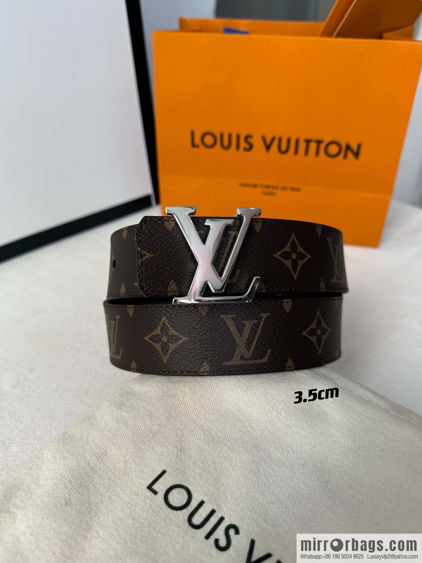 Lv micro-standard double-sided belt 3.5cm
