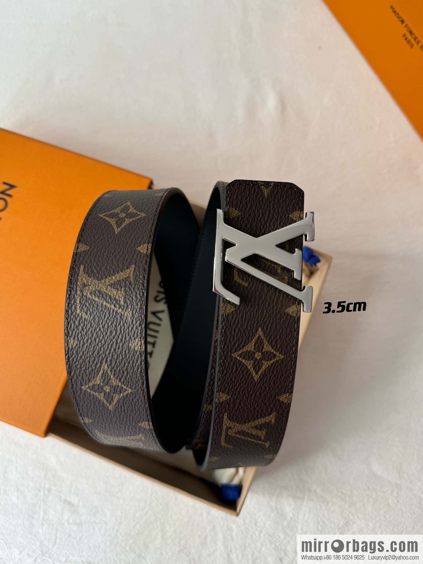 Lv micro-standard double-sided belt 3.5cm