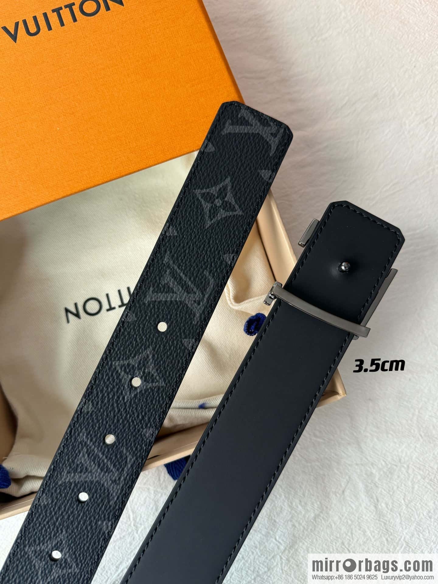 Lv micro-standard double-sided belt 3.5cm