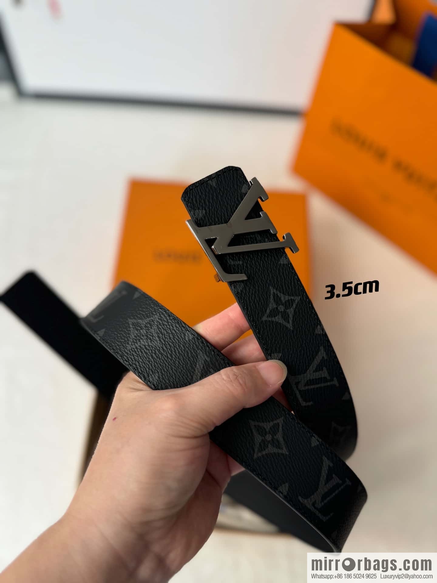 Lv micro-standard double-sided belt 3.5cm