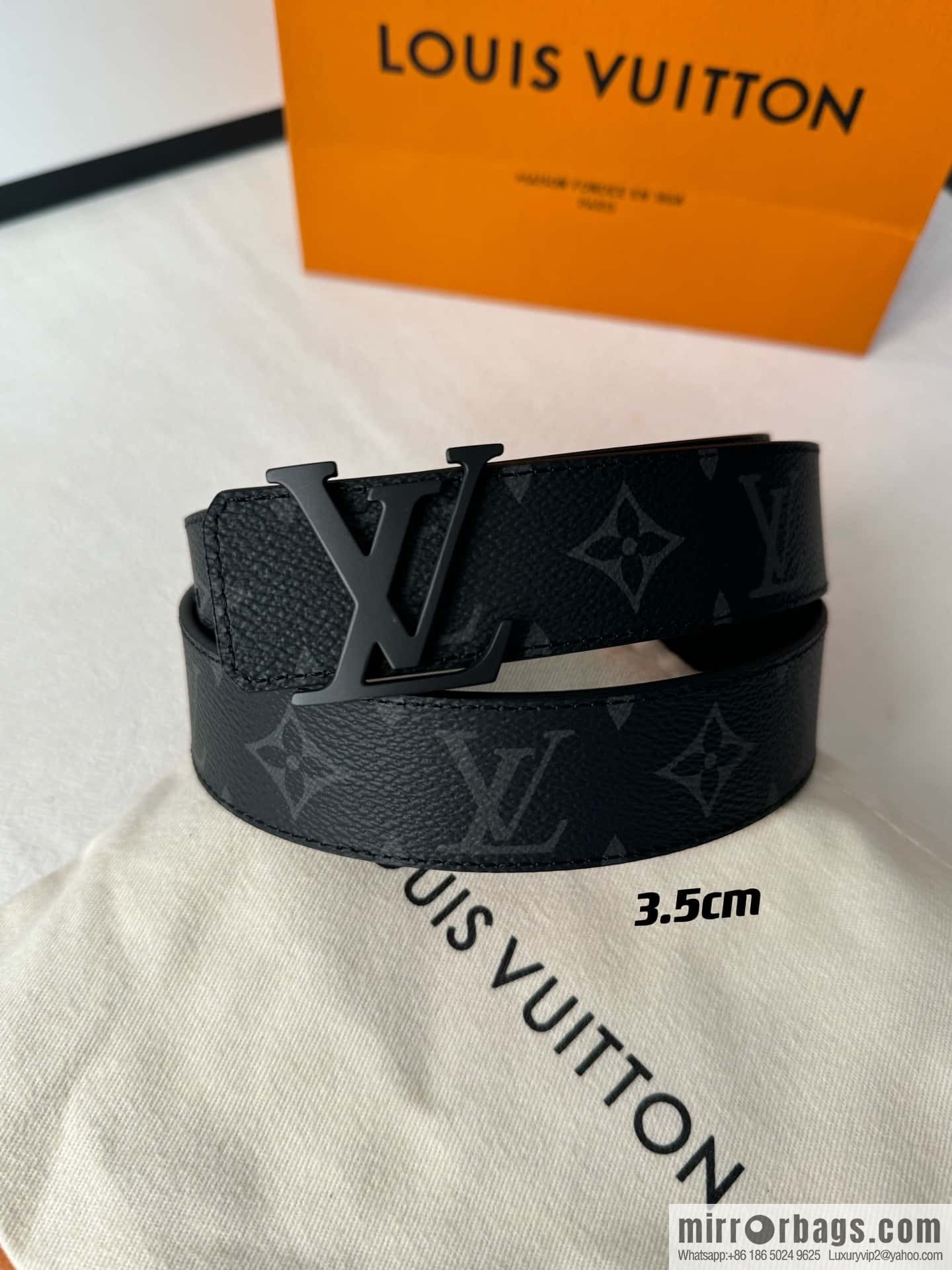 Lv micro-standard double-sided belt 3.5cm