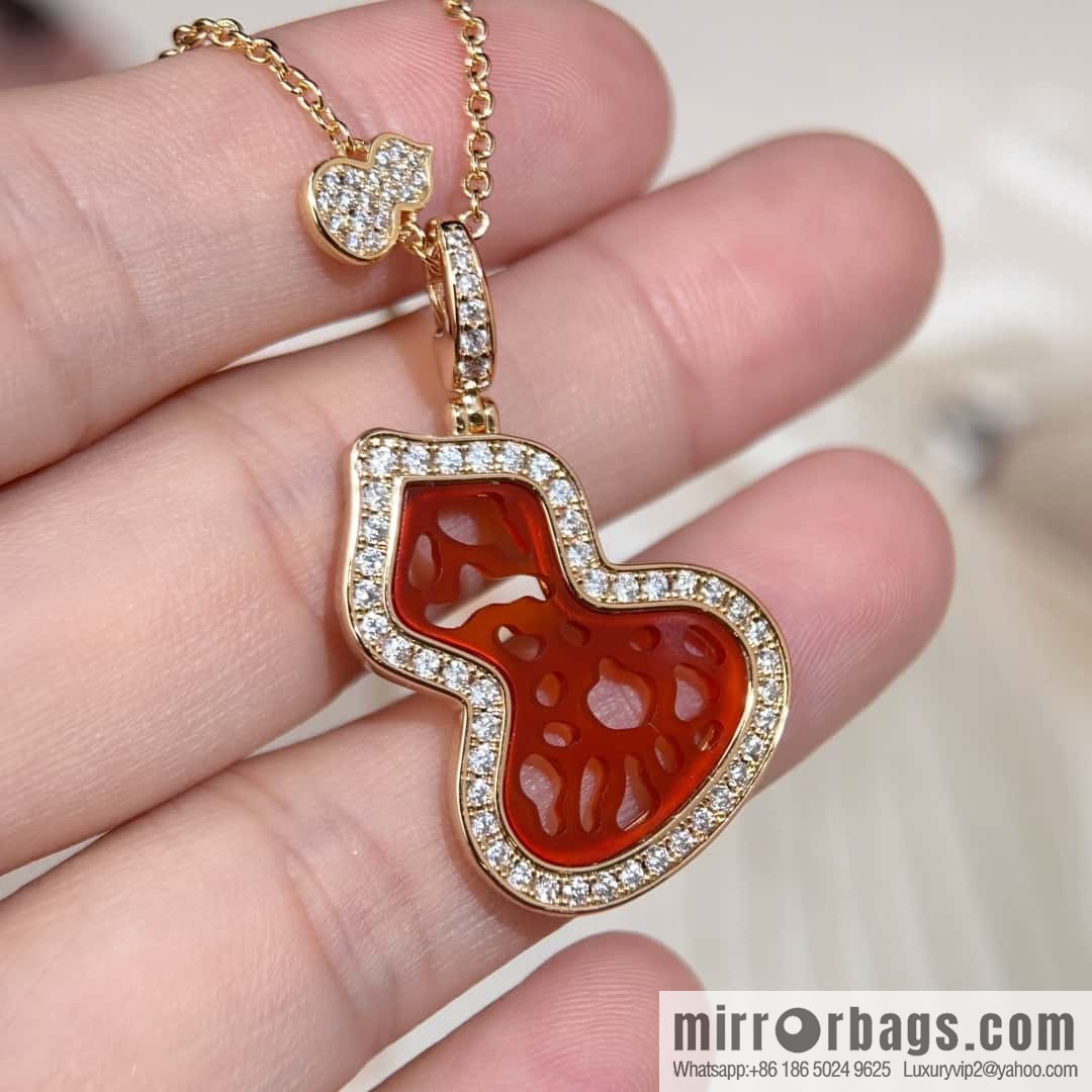 ❗️New ❗️ ☀️ original order ☀️ Qeelin unicorn medium agate lace gourd necklace ☀️