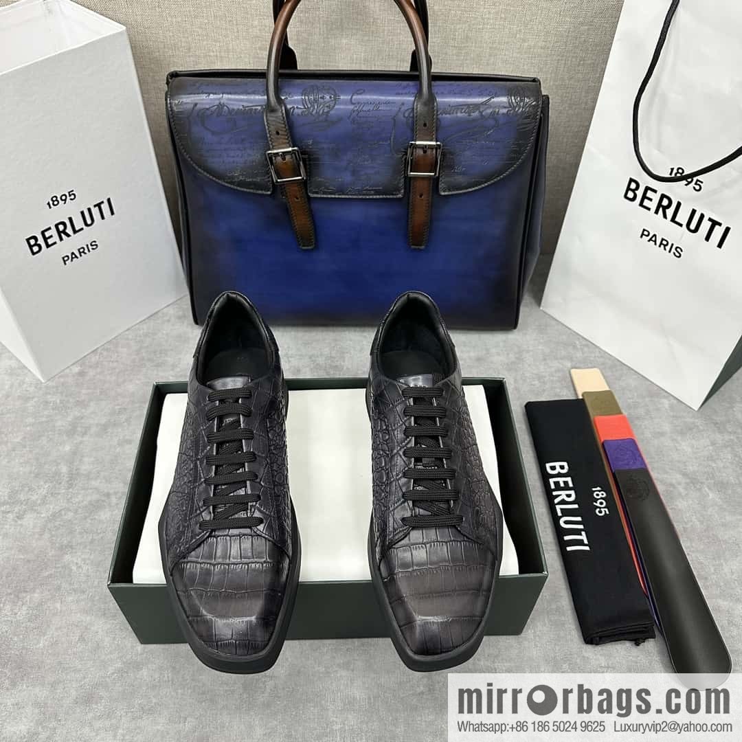 ๐๐Berlut Bruti, Geometric Styling Board Shoes Strike Stellar Casual Shoes Sneakers