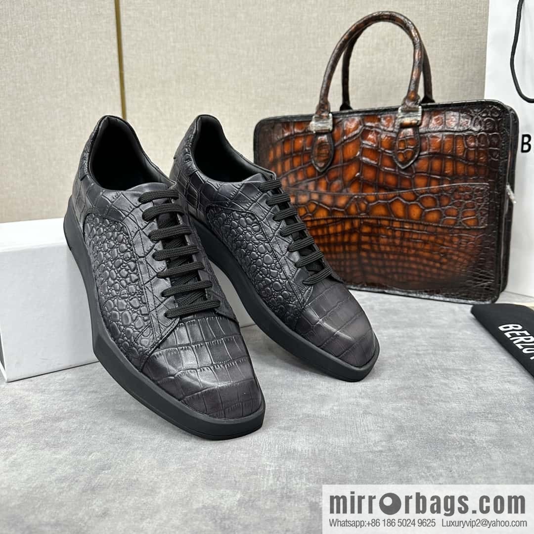 ๐๐Berlut Bruti, Geometric Styling Board Shoes Strike Stellar Casual Shoes Sneakers