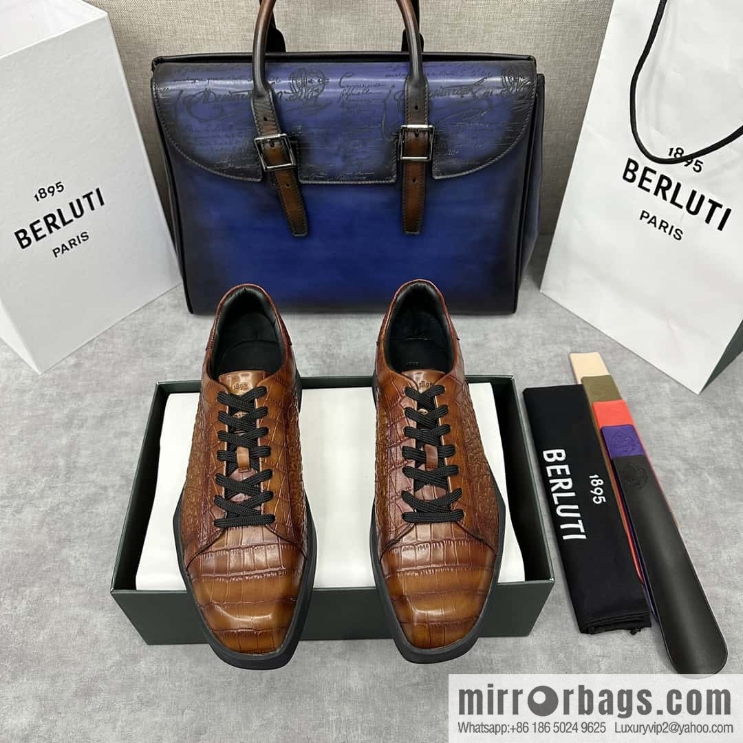 ๐๐Berlut Bruti, Geometric Styling Board Shoes Strike Stellar Casual Shoes Sneakers