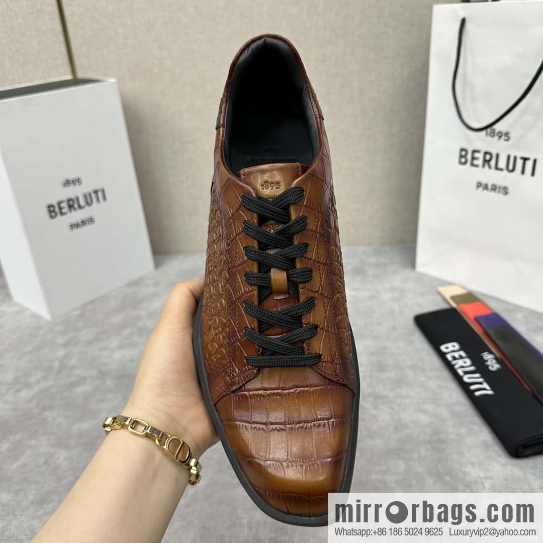 ๐๐Berlut Bruti, Geometric Styling Board Shoes Strike Stellar Casual Shoes Sneakers