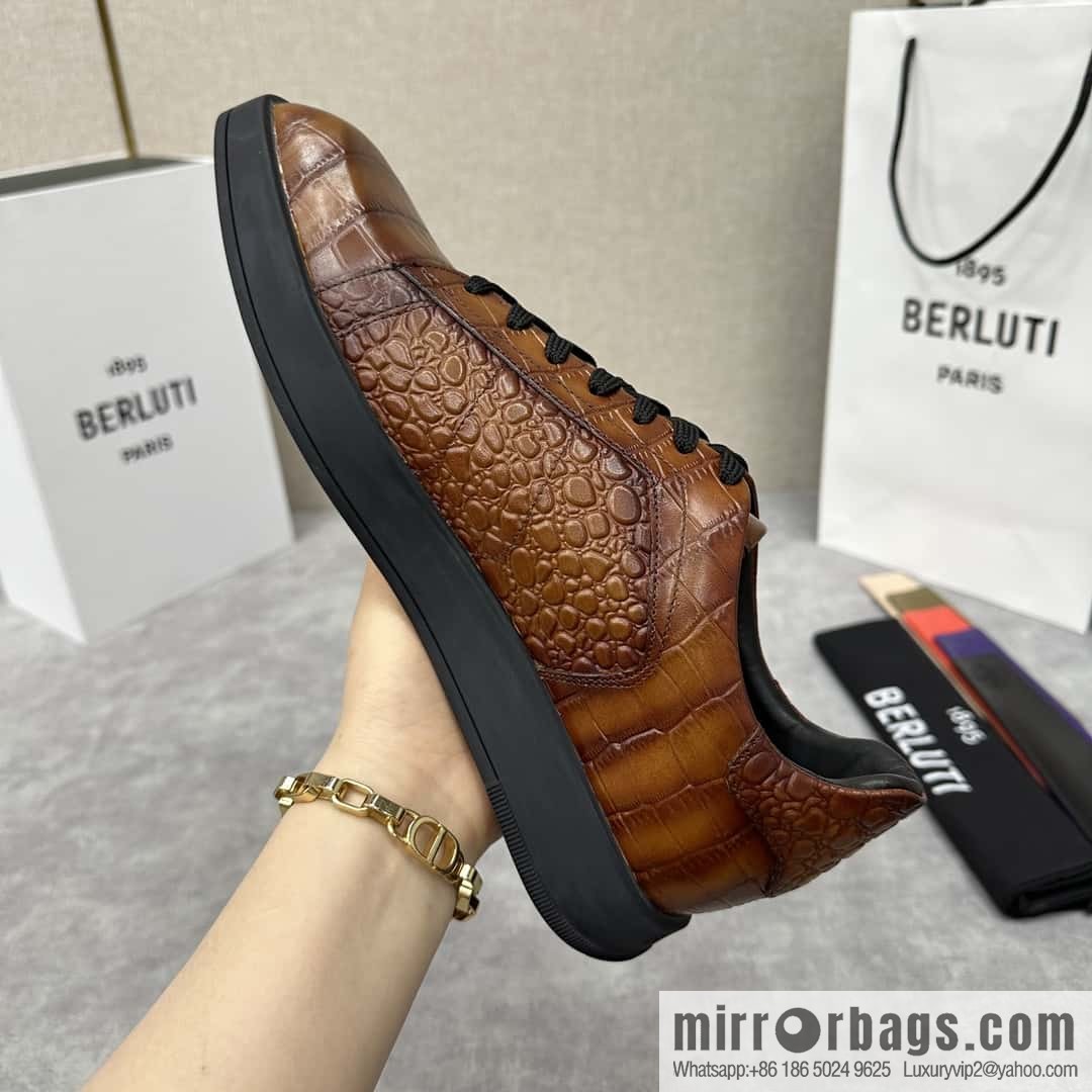 ๐๐Berlut Bruti, Geometric Styling Board Shoes Strike Stellar Casual Shoes Sneakers