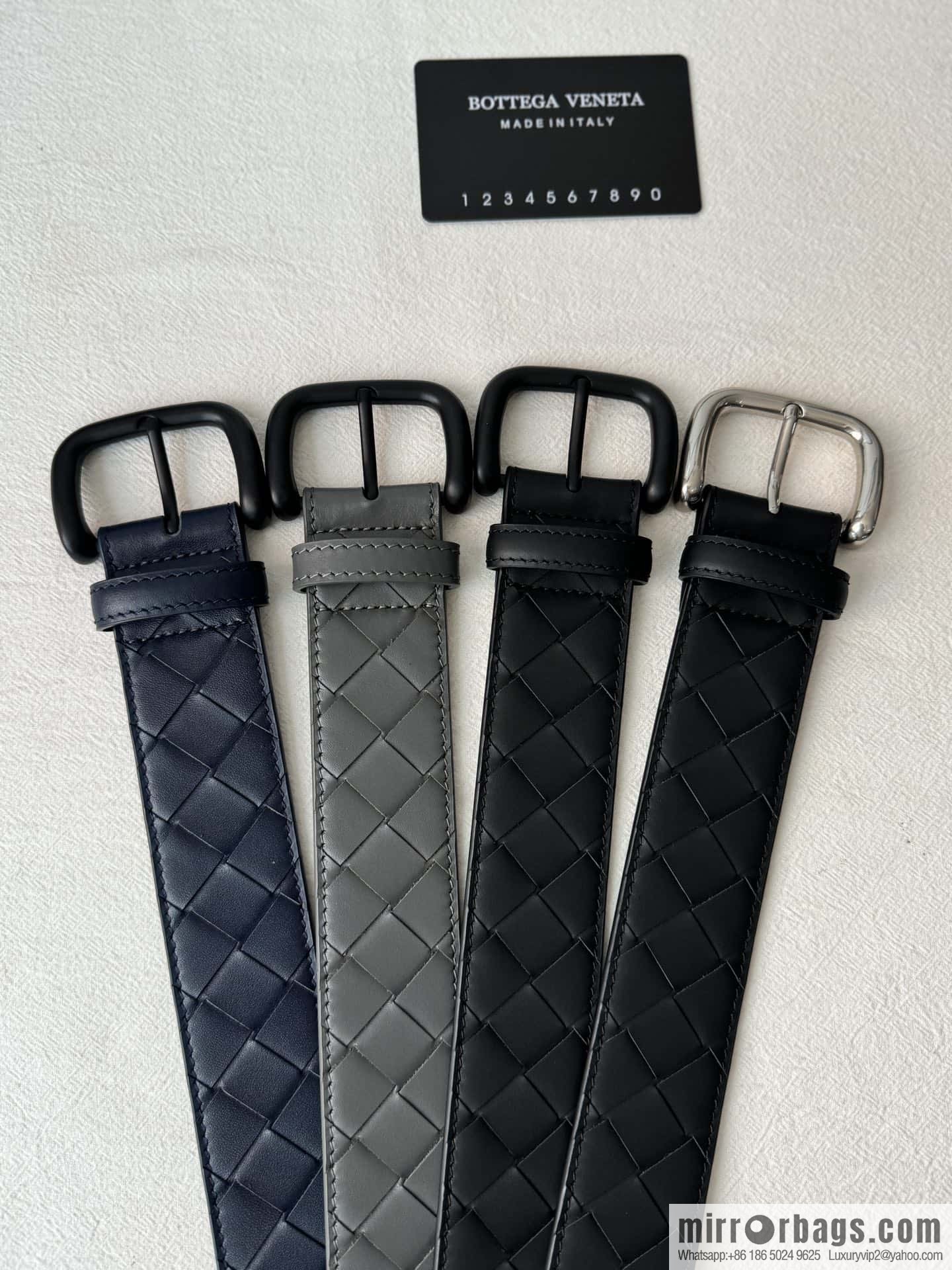 Bottega. Veneta Woven Craft Belt 3.8CM