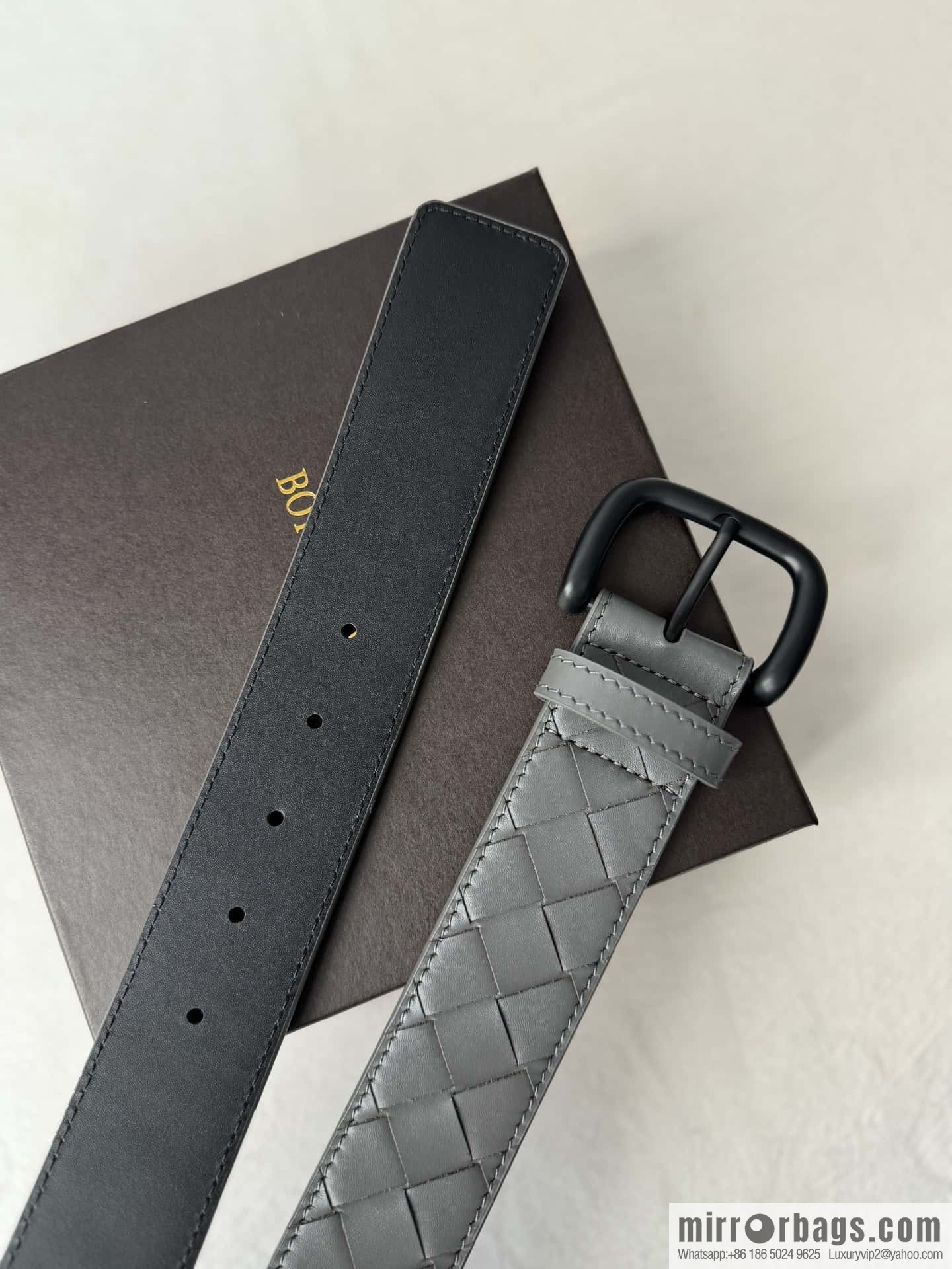 Bottega. Veneta Woven Craft Belt 3.8CM