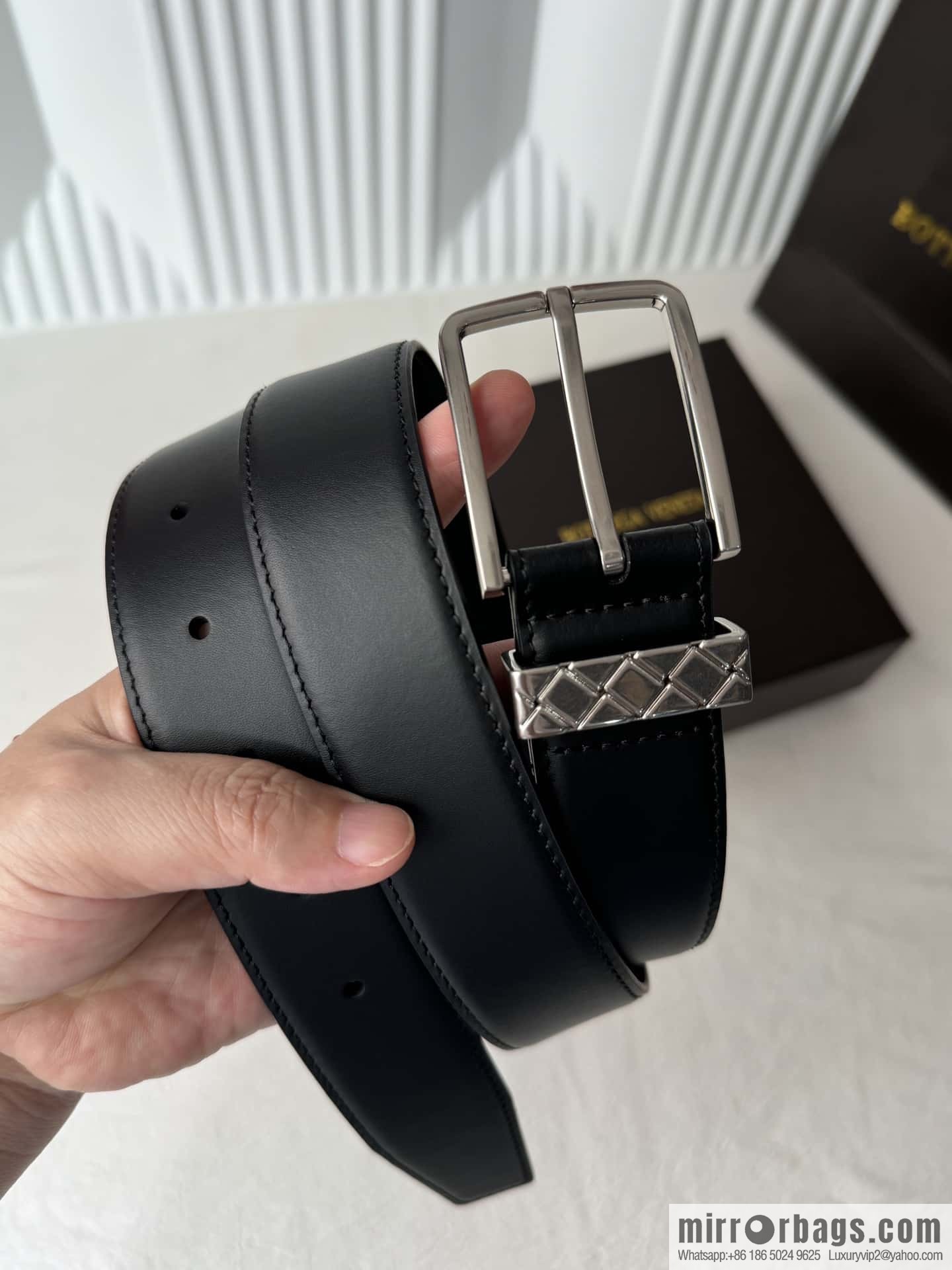 Bottega Veneta latest woven style belt 3.5CM