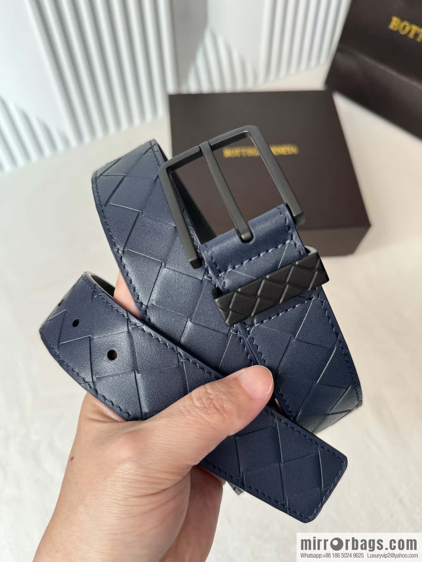 Bottega Veneta latest woven style belt 3.5CM