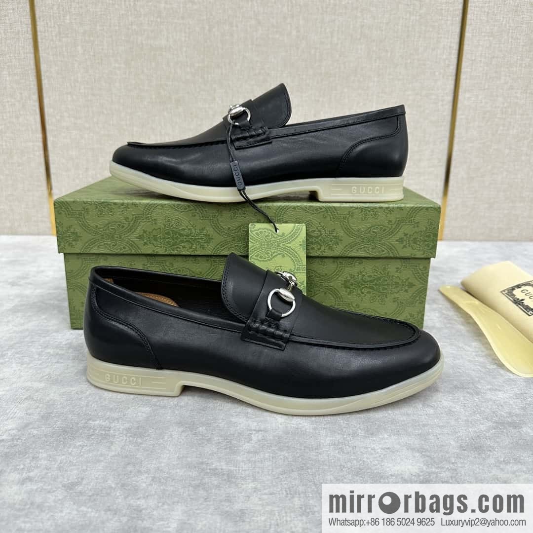 ππ G's new Gucc * Gu-Chi, horse buckle men's loafers, loafers