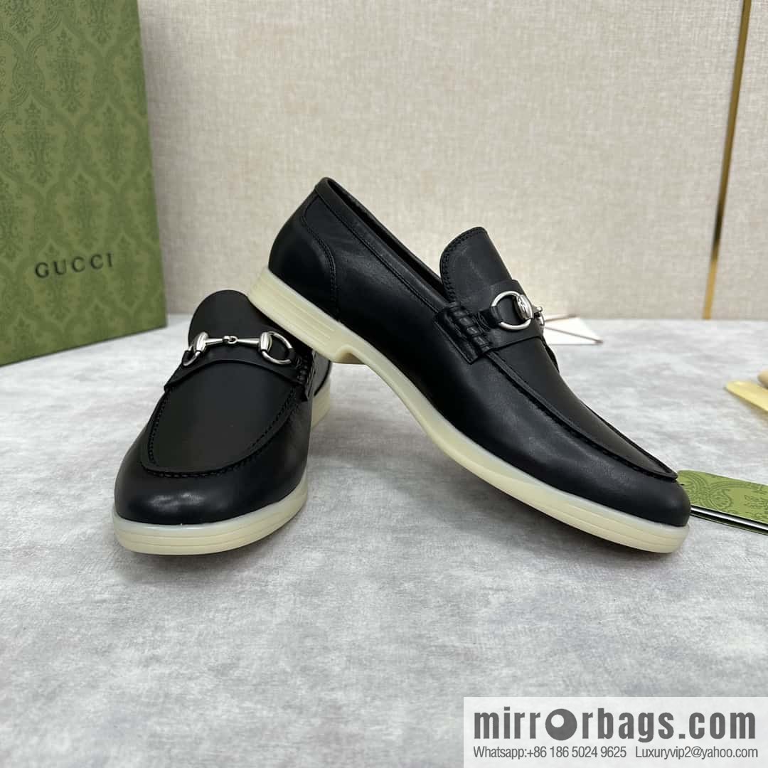 ππ G's new Gucc * Gu-Chi, horse buckle men's loafers, loafers