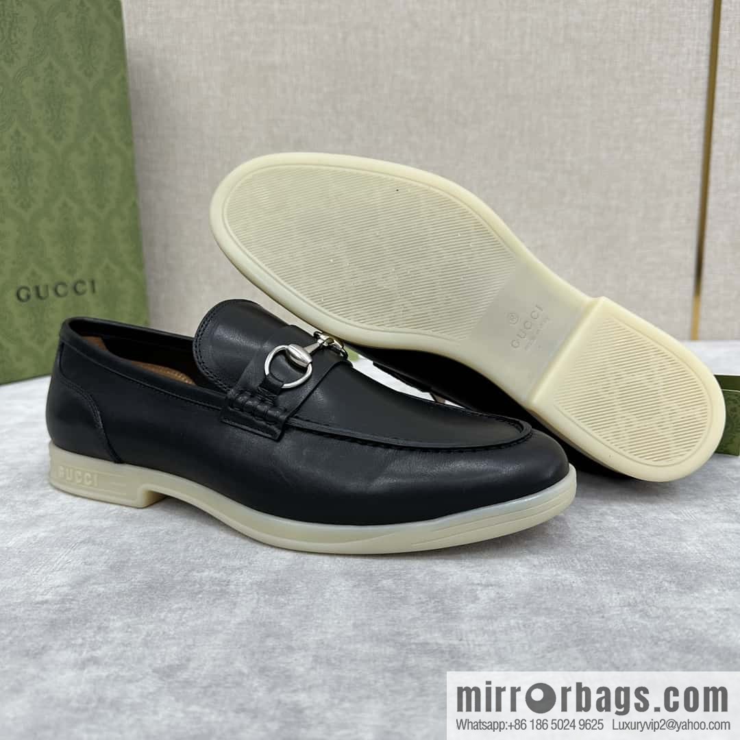 ππ G's new Gucc * Gu-Chi, horse buckle men's loafers, loafers