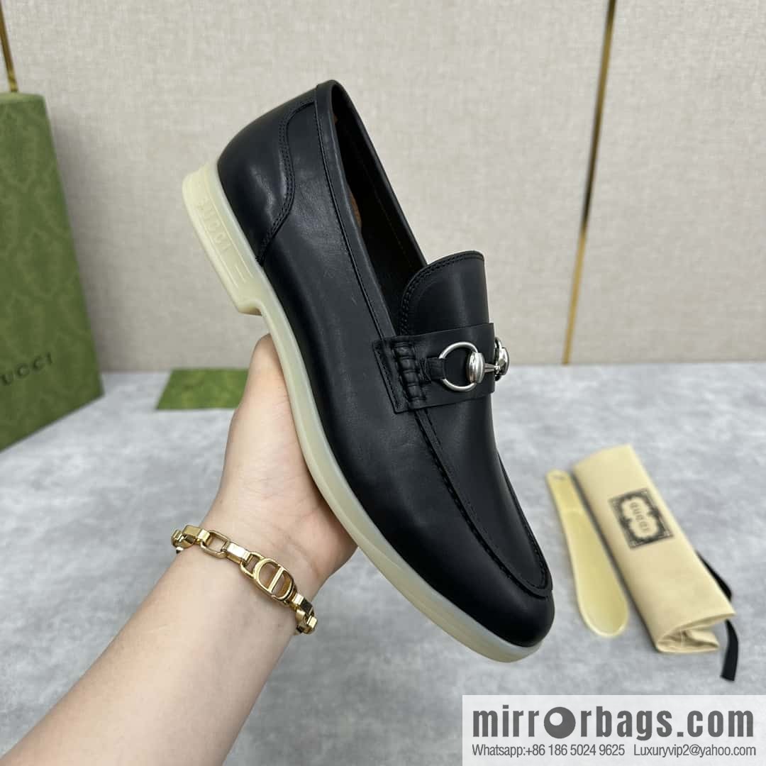 ππ G's new Gucc * Gu-Chi, horse buckle men's loafers, loafers