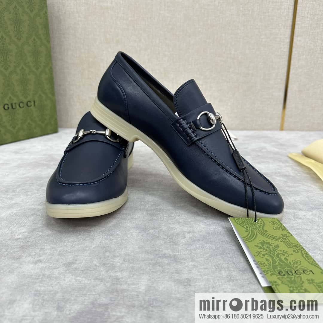 ππ G's new Gucc * Gu-Chi, horse buckle men's loafers, loafers
