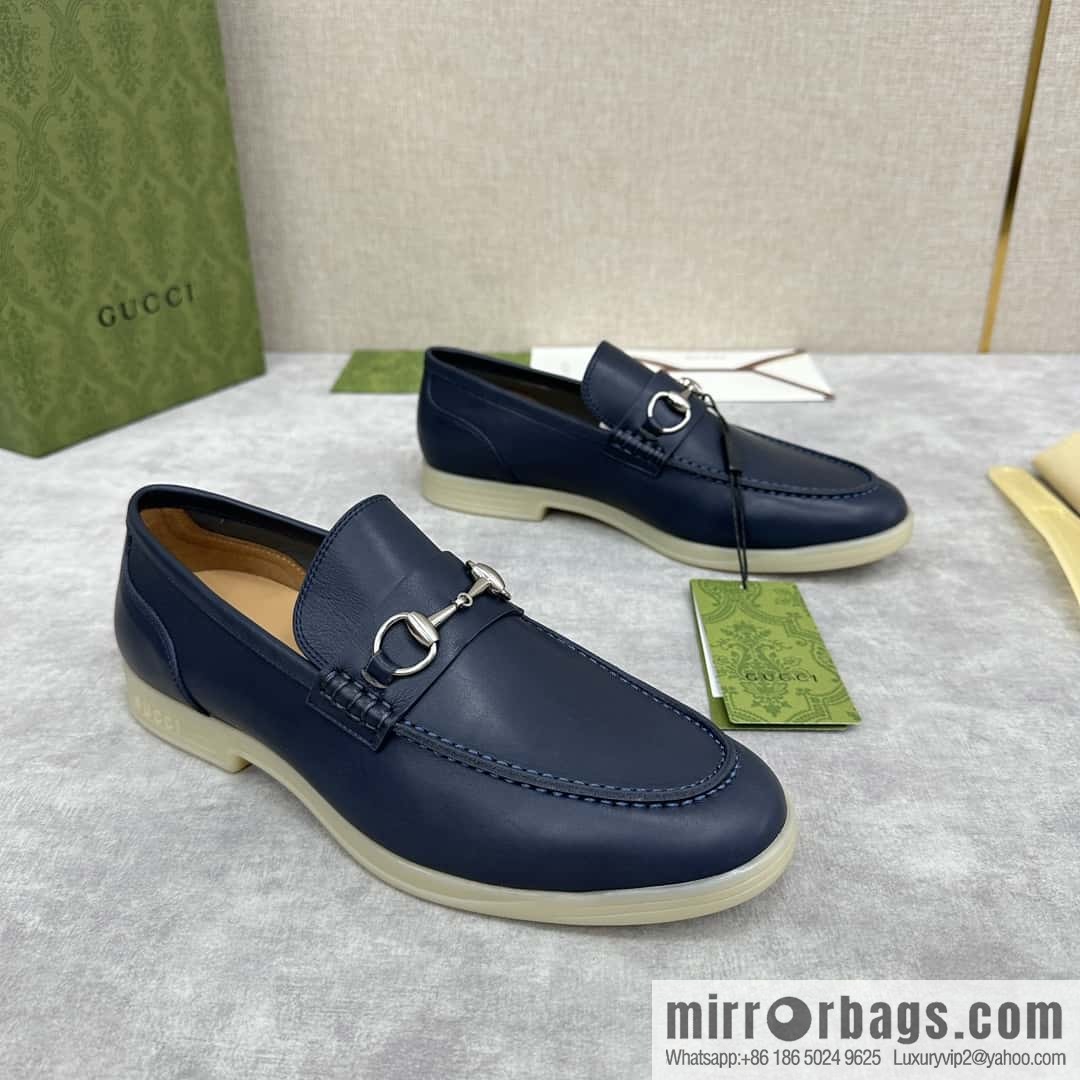ππ G's new Gucc * Gu-Chi, horse buckle men's loafers, loafers