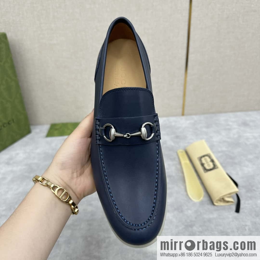 ππ G's new Gucc * Gu-Chi, horse buckle men's loafers, loafers