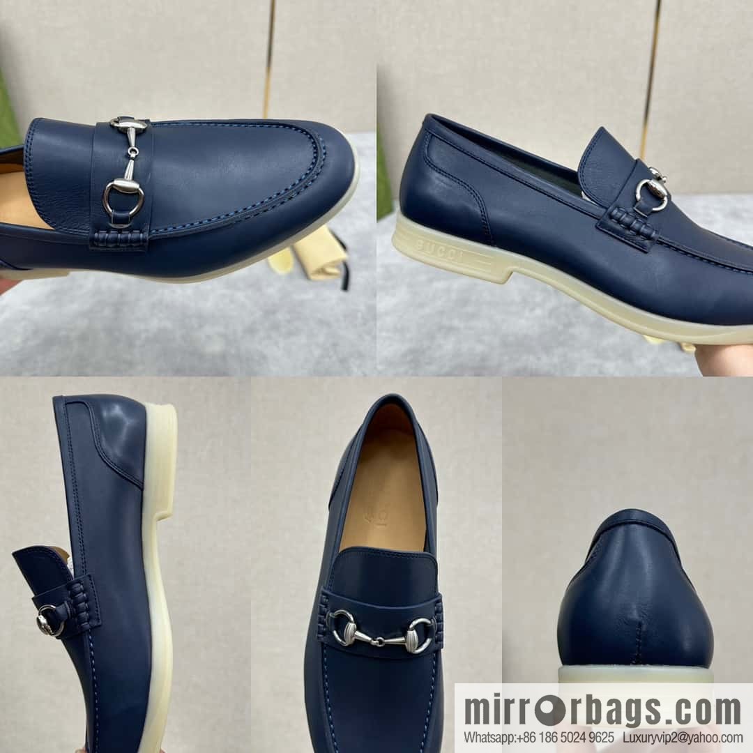 ππ G's new Gucc * Gu-Chi, horse buckle men's loafers, loafers