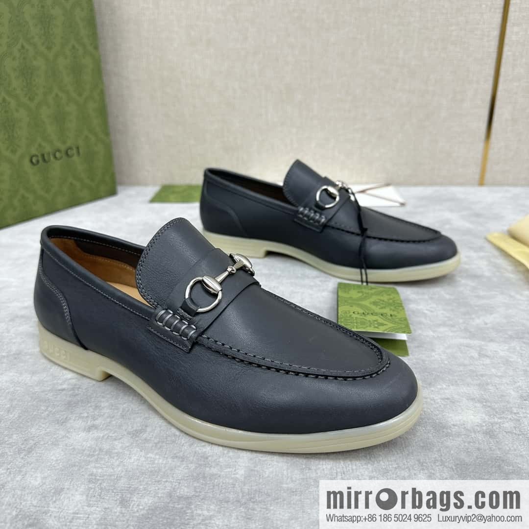 ππ G's new Gucc * Gu-Chi, horse buckle men's loafers, loafers