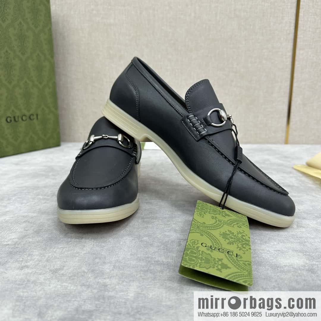 ππ G's new Gucc * Gu-Chi, horse buckle men's loafers, loafers