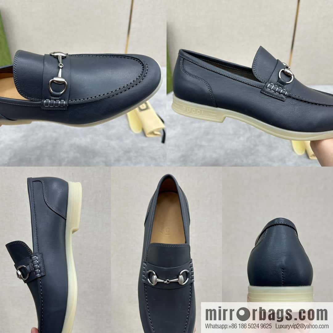 ππ G's new Gucc * Gu-Chi, horse buckle men's loafers, loafers