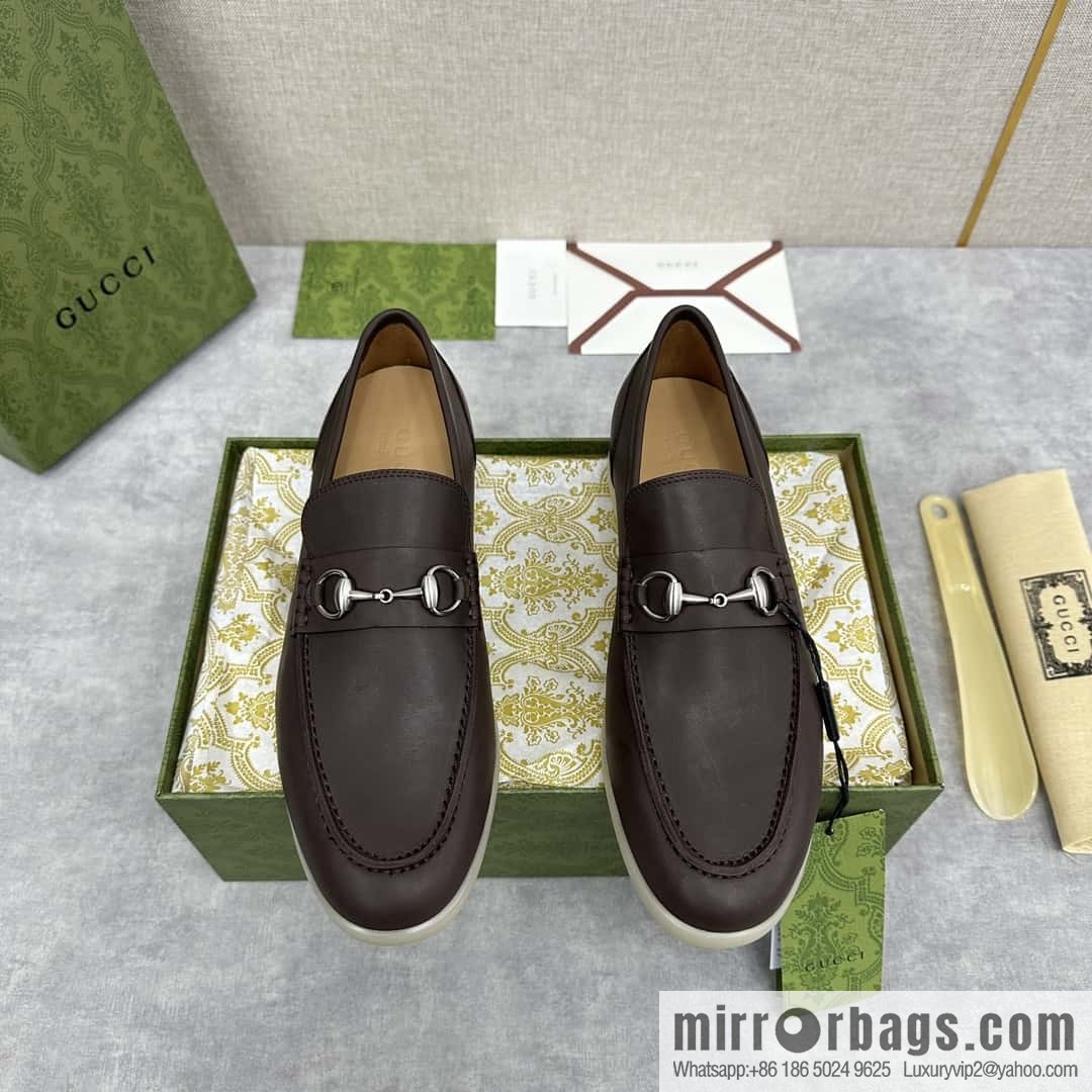 ππ G's new Gucc * Gu-Chi, horse buckle men's loafers, loafers