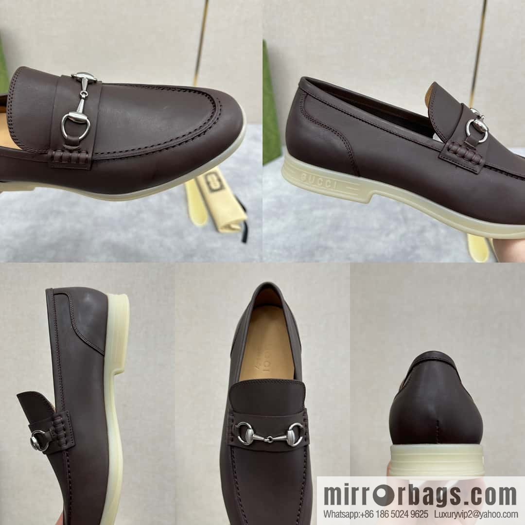 ππ G's new Gucc * Gu-Chi, horse buckle men's loafers, loafers