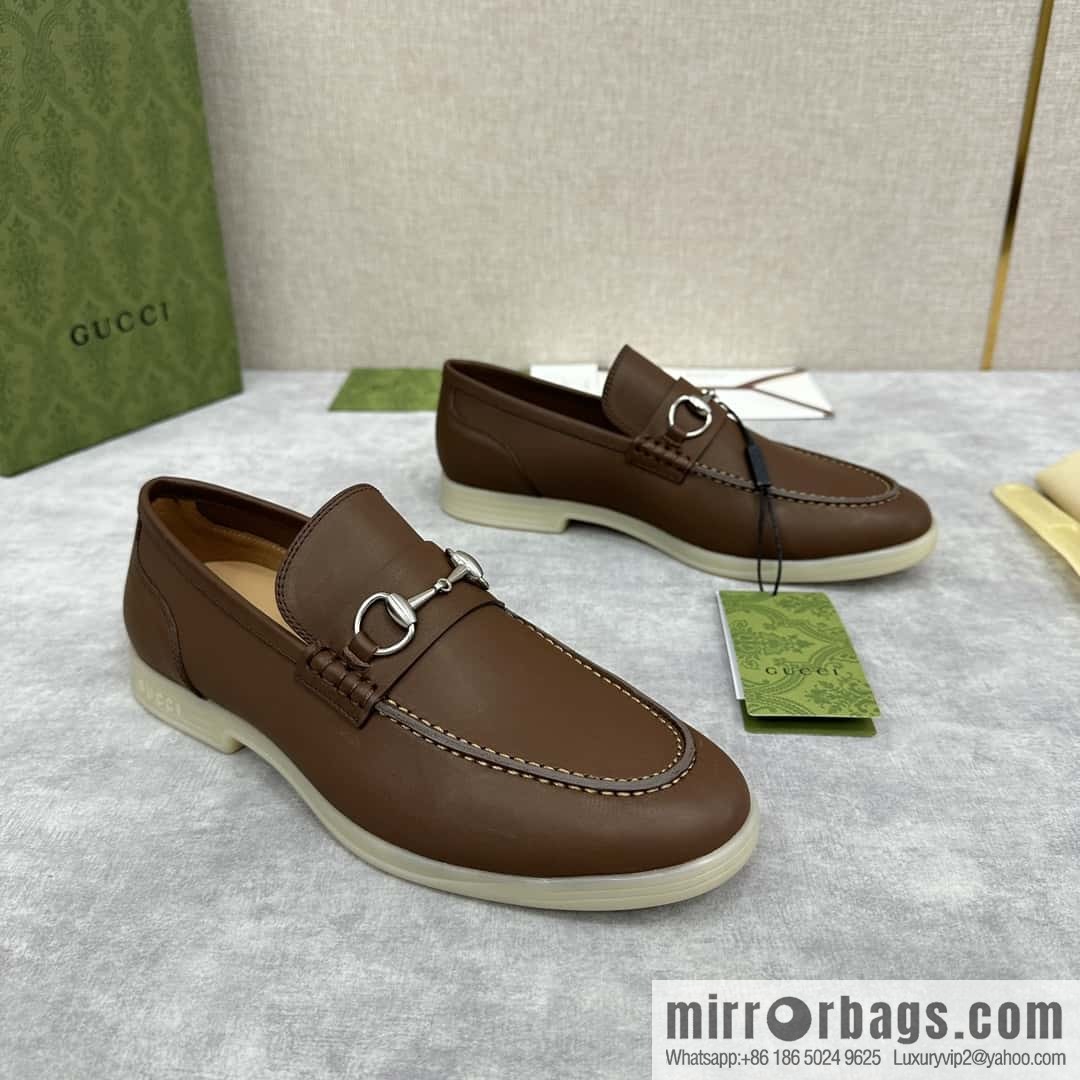 ππ G's new Gucc * Gu-Chi, horse buckle men's loafers, loafers