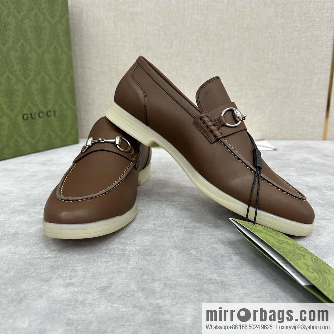 ππ G's new Gucc * Gu-Chi, horse buckle men's loafers, loafers