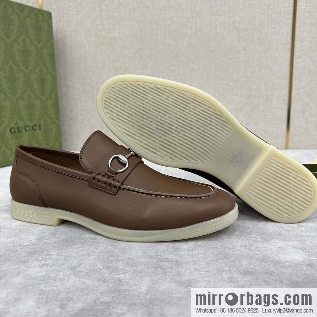 ππ G's new Gucc * Gu-Chi, horse buckle men's loafers, loafers