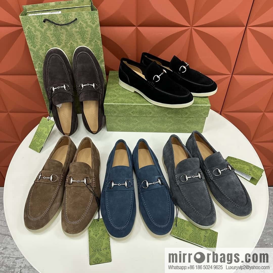 ππ G's new Gucc * Gu-Chi, horse buckle men's loafers, loafers