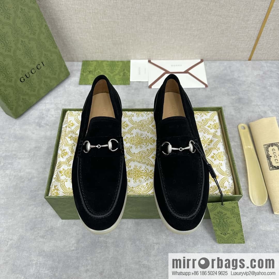 ππ G's new Gucc * Gu-Chi, horse buckle men's loafers, loafers