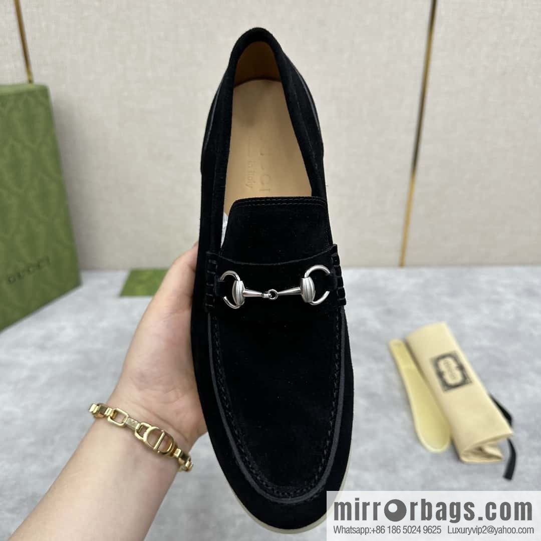 ππ G's new Gucc * Gu-Chi, horse buckle men's loafers, loafers