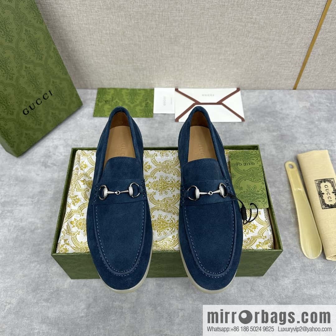 ππ G's new Gucc * Gu-Chi, horse buckle men's loafers, loafers