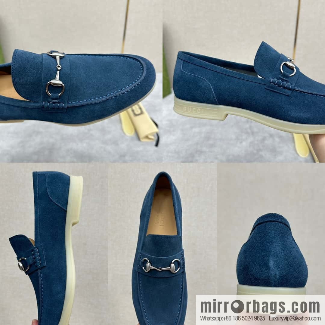 ππ G's new Gucc * Gu-Chi, horse buckle men's loafers, loafers