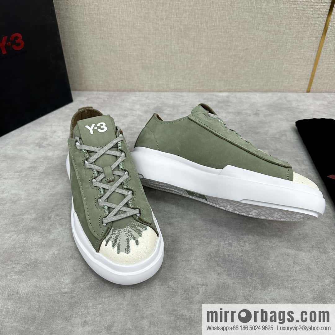 ππY-3 new products, casual shoes board shoes, old man Yamamoto-Yoji graffiti toe lace-up versatile style platform men's board shoes